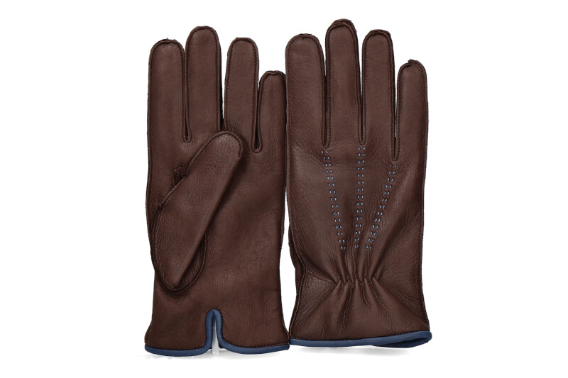 Restelli Herren- Handschuhe MARRONE CERVO- braun