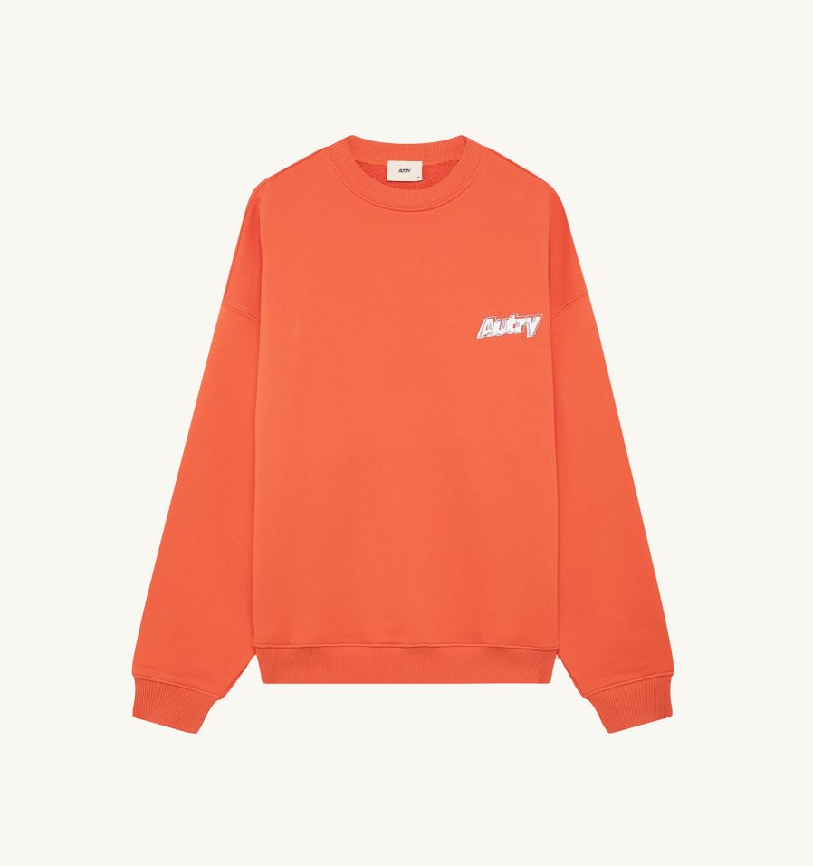 Autry Unisex- Sweatshirt DOUBLE LOGO- chocineal/ rot