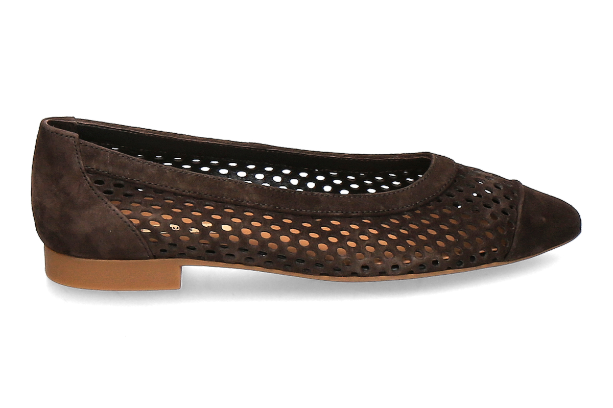 Paul Green Ballerina SAMTZIEGE MORO- dunkelbraun