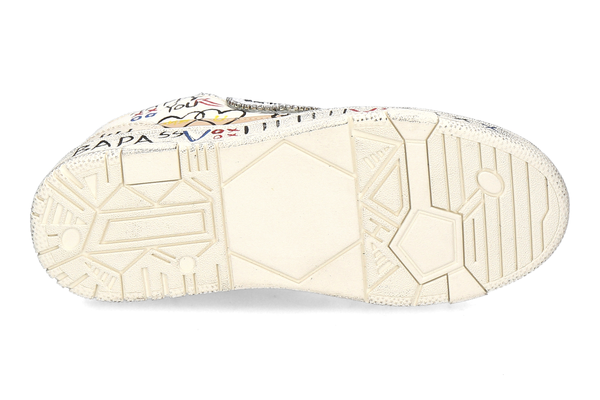 Nan-Ku Couture High Top Sneaker SKATER SMILEY - beige_232400135_4