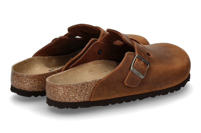 Birkenstock Herren- Clogs BOSTON BS NATURLEDER GEÖLT- cognac_173300001_2