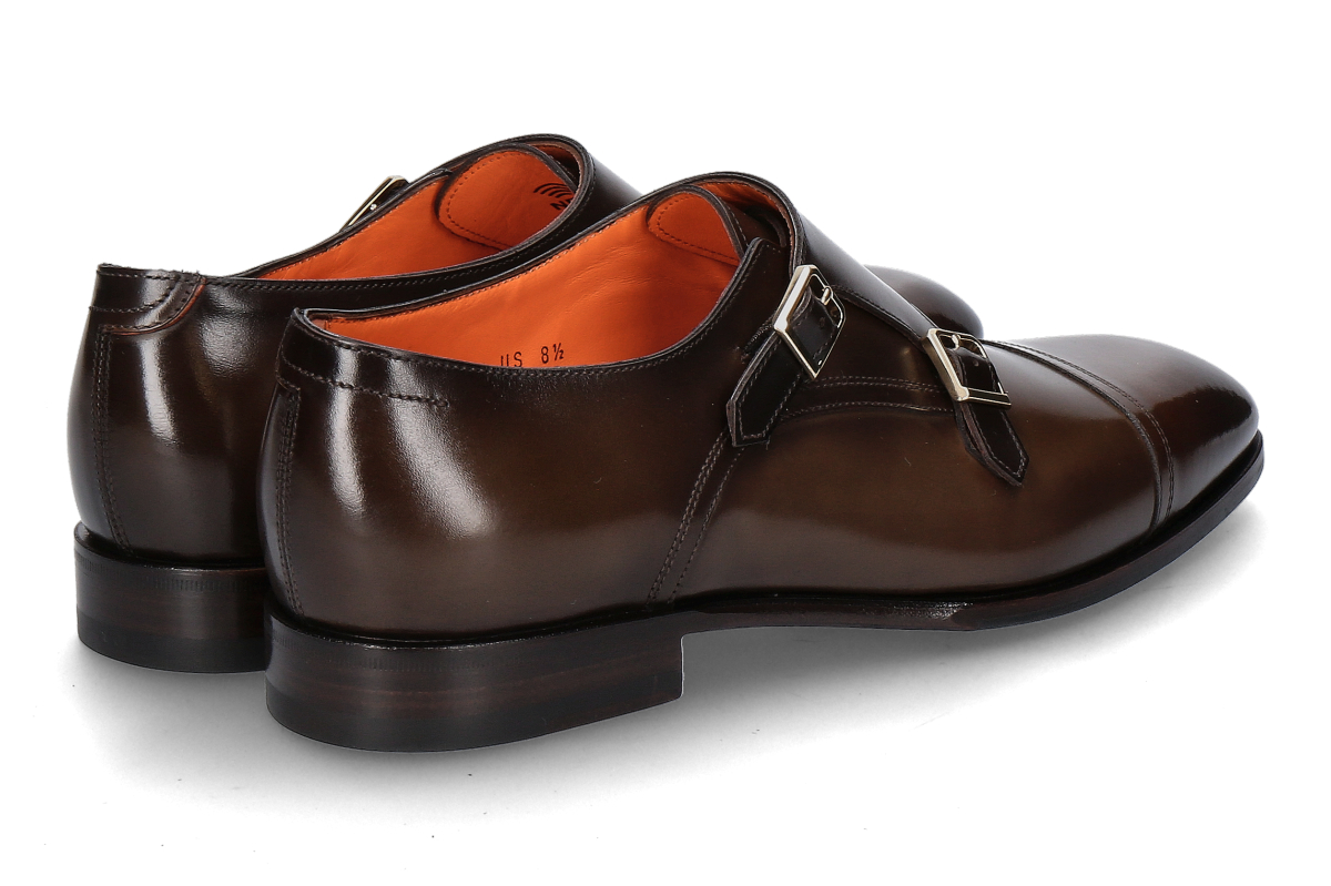 Santoni Doppelmonk AXEL- dark brown_132300216_2
