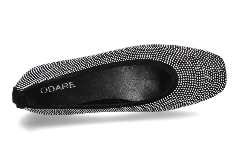 Odare Ballerina AGATA CAMOSCIO- nero