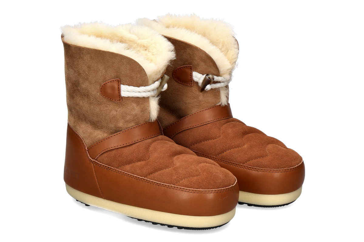 Moon Boot Damen Bootie EVX IGLOO- cognac natural/ hellbraun