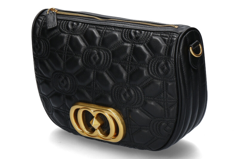 La Carrie Schultertasche LEATHER BLACK