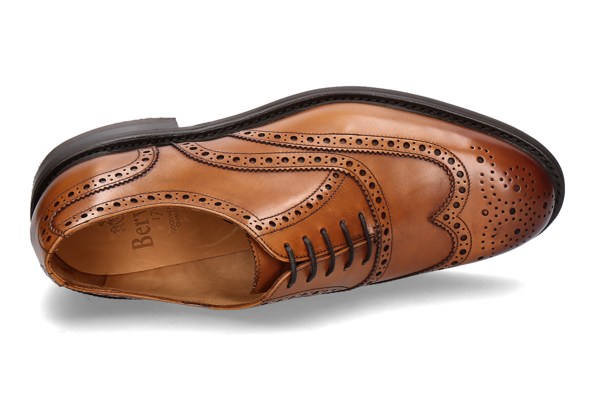 Berwick Herren Schnürer VEGANO TAN - braun_132300237_4