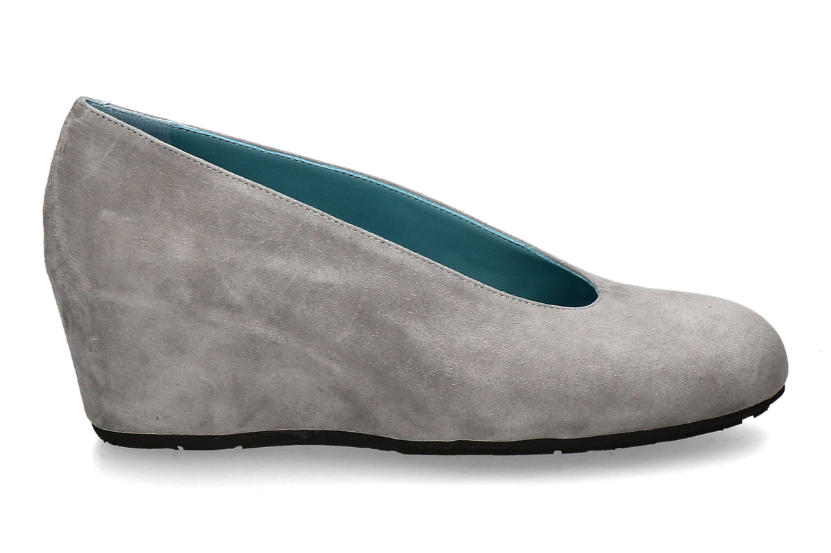 Thierry Rabotin Keilpumps DACIO CAMOSCIO- hellgrau/ light grey