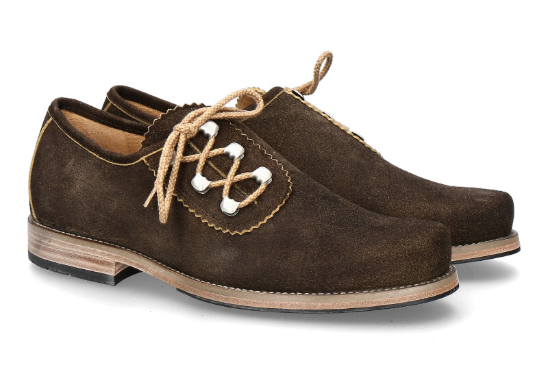 dirndl + bua Trachtenschnürer ANTIKBOCK moor