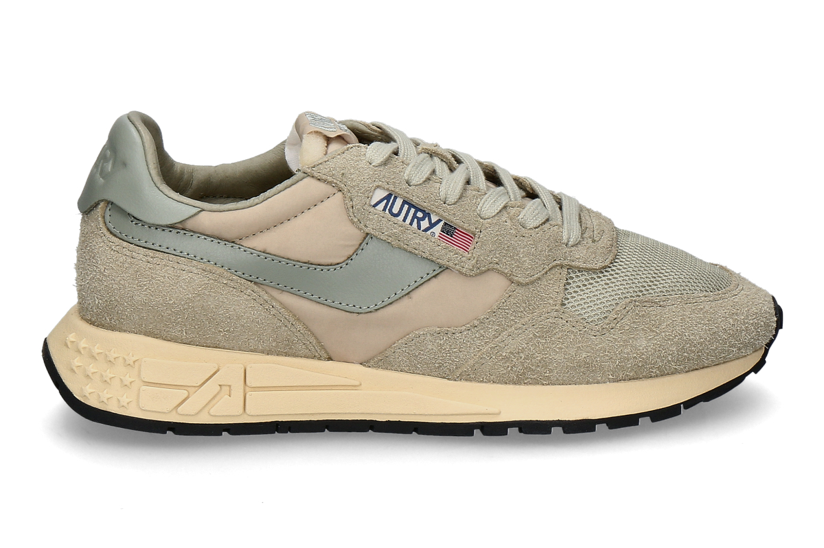 Autry Herren- Sneaker REELWIND SUEDE NYLON UT48- sponge- sea grass/ hellgrün