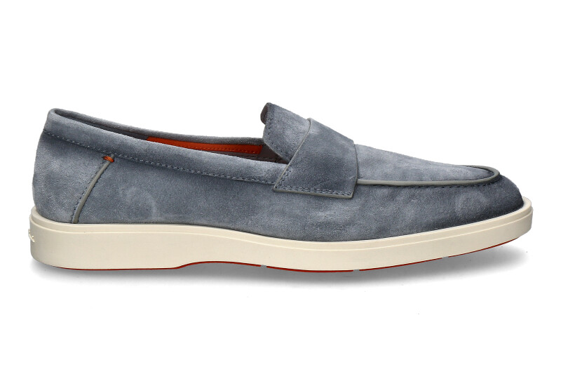 Santoni Herren- Loafer REVOLVE- grey/grau