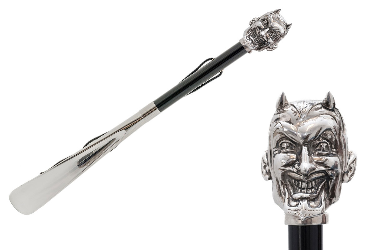 Pasotti Schuhanzieher LUCIFER- silber