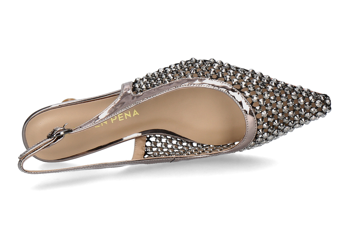 Alma en pena Slingpumps MIRROW PEWTER- silber_294600003_4