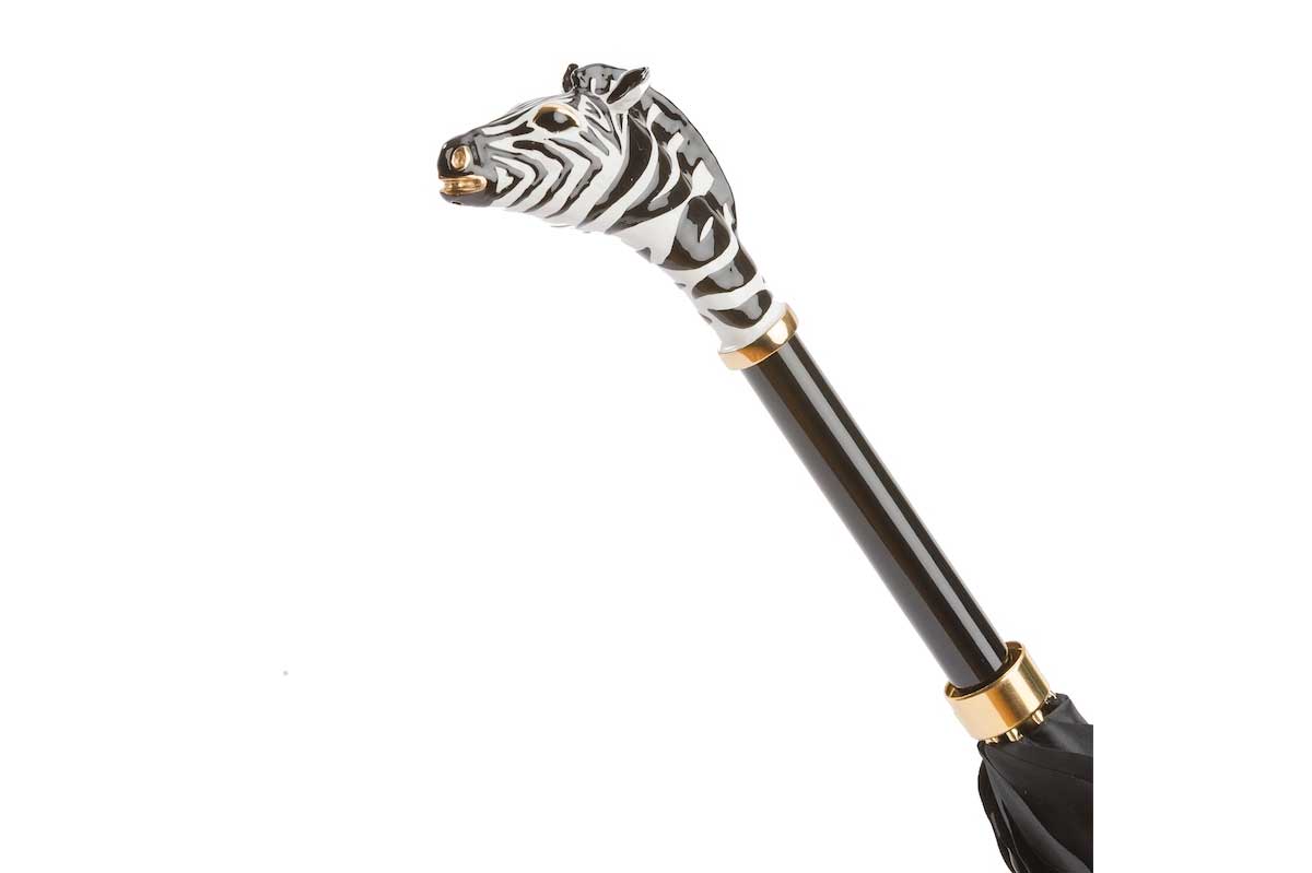 Pasotti Regenschirm ZEBRA- schwarz/ weiß