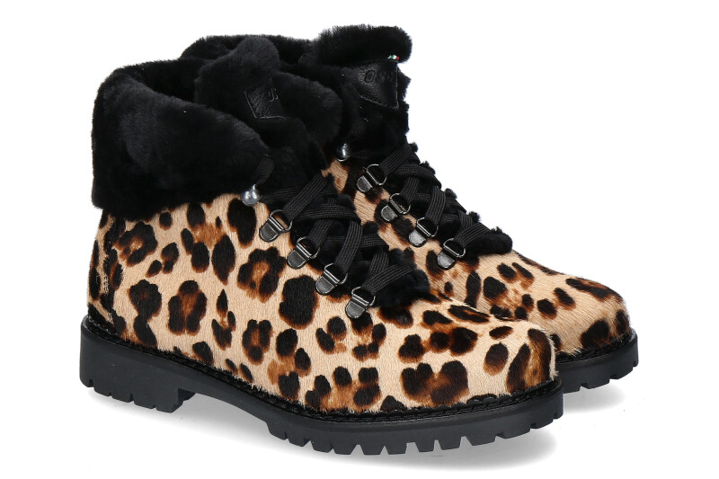 Oscar Sport Boots gefüttert KIRA LEOPARDINO