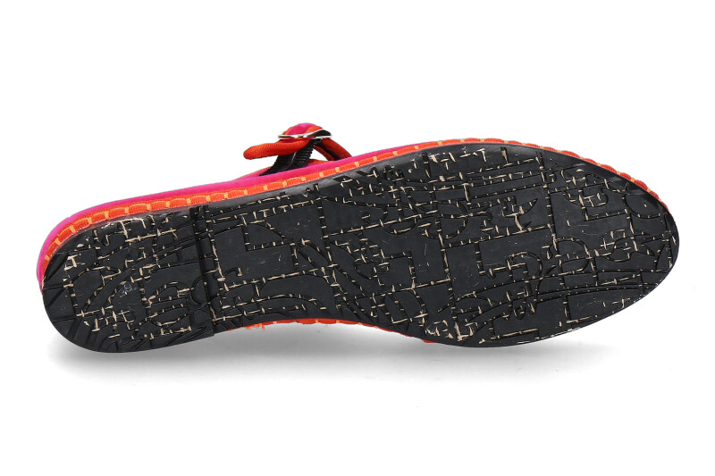 Flabelus Riemenballerina NANA SAMT- pink-orange_221900430_5