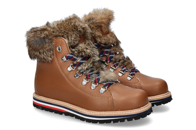 Oscar Sport Damen Schnürboots gefüttert ARIEL - cognac / braun