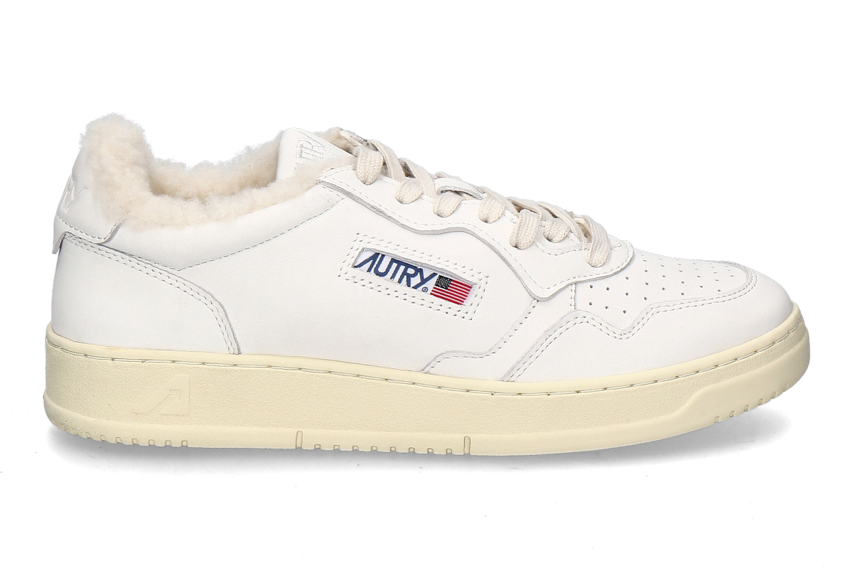 Autry Herren- Sneaker MEDALIST GOAT/SHEARLING- white