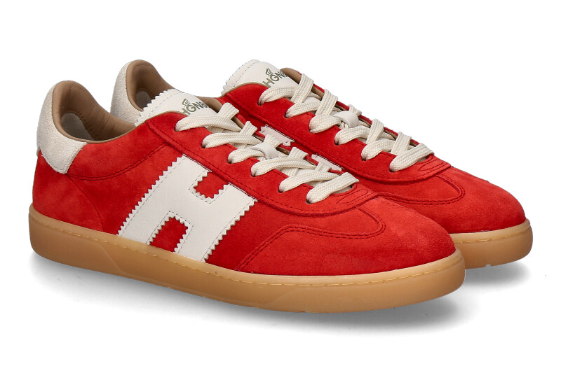 Hogan Damen- Sneaker COOL ALLACCIATO- rot/weiss