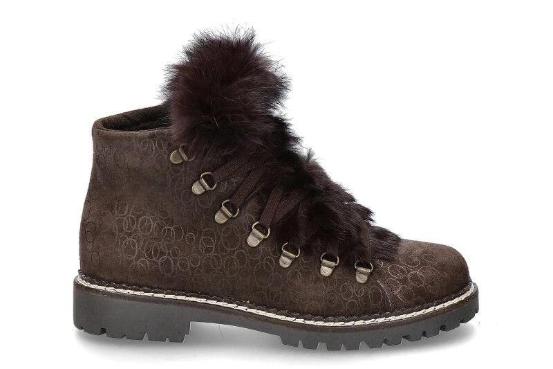 Oscar Sport Damen Schnürboots B-600-GU - t.moro / dunkelbraun