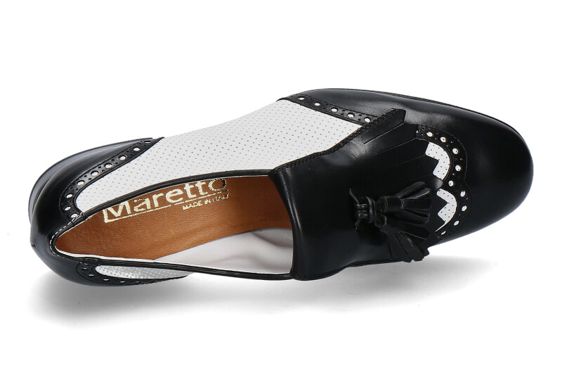 Maretto Loafer BIANCO NERO (38)
