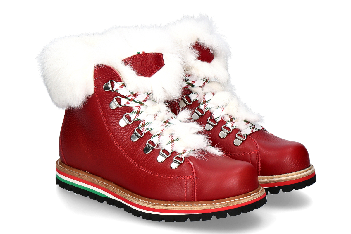 Oscar Sport Damen Schnürboots gefüttert ARIEL TRICOLORE - rosso / rot