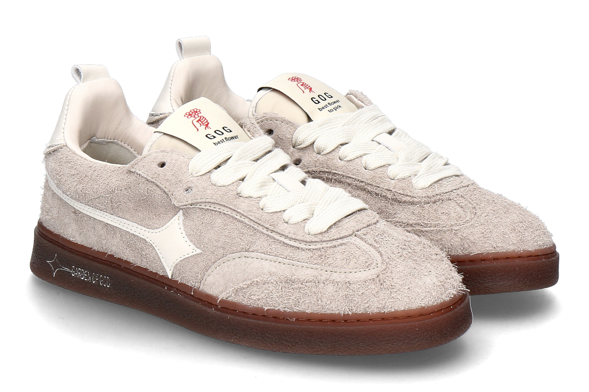 Garden of God Damen-Sneaker EARTH HAIRY SUEDE- taupe