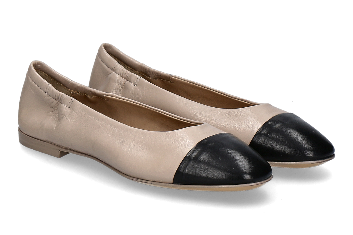 Pomme d'Or Ballerina GIORGIA GLOVE- nero/ sand- schwarz