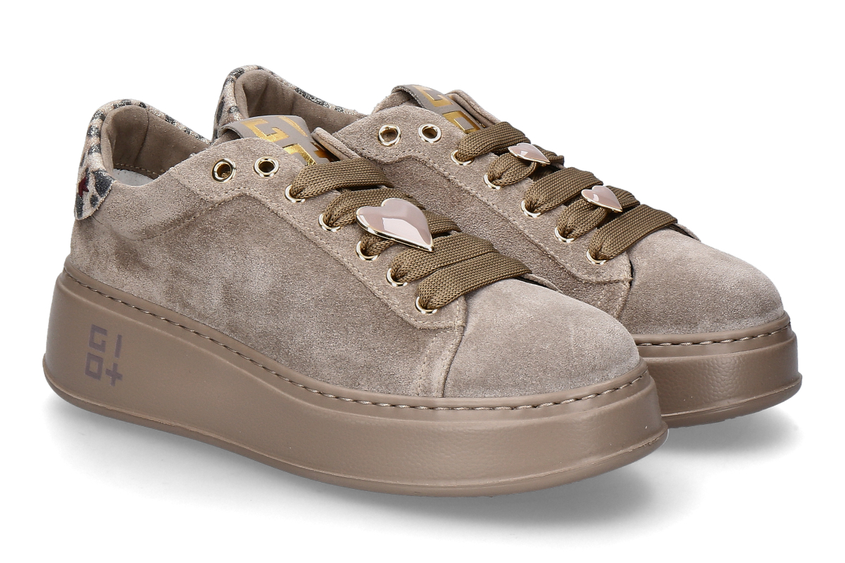 Gio+ Damen- Sneaker PIA 430A COMBI- tortora/ taupe