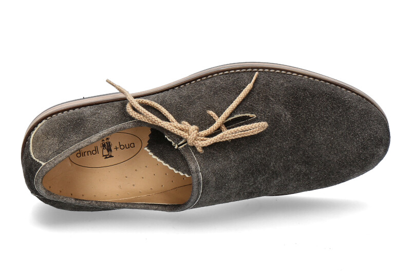 Dirndl + bua Trachtenschuh ANTIKBOCK ANTHRAZIT (42½)