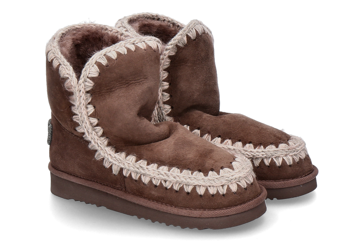 Mou Boots gefüttert ESKIMO SUEDE - braun