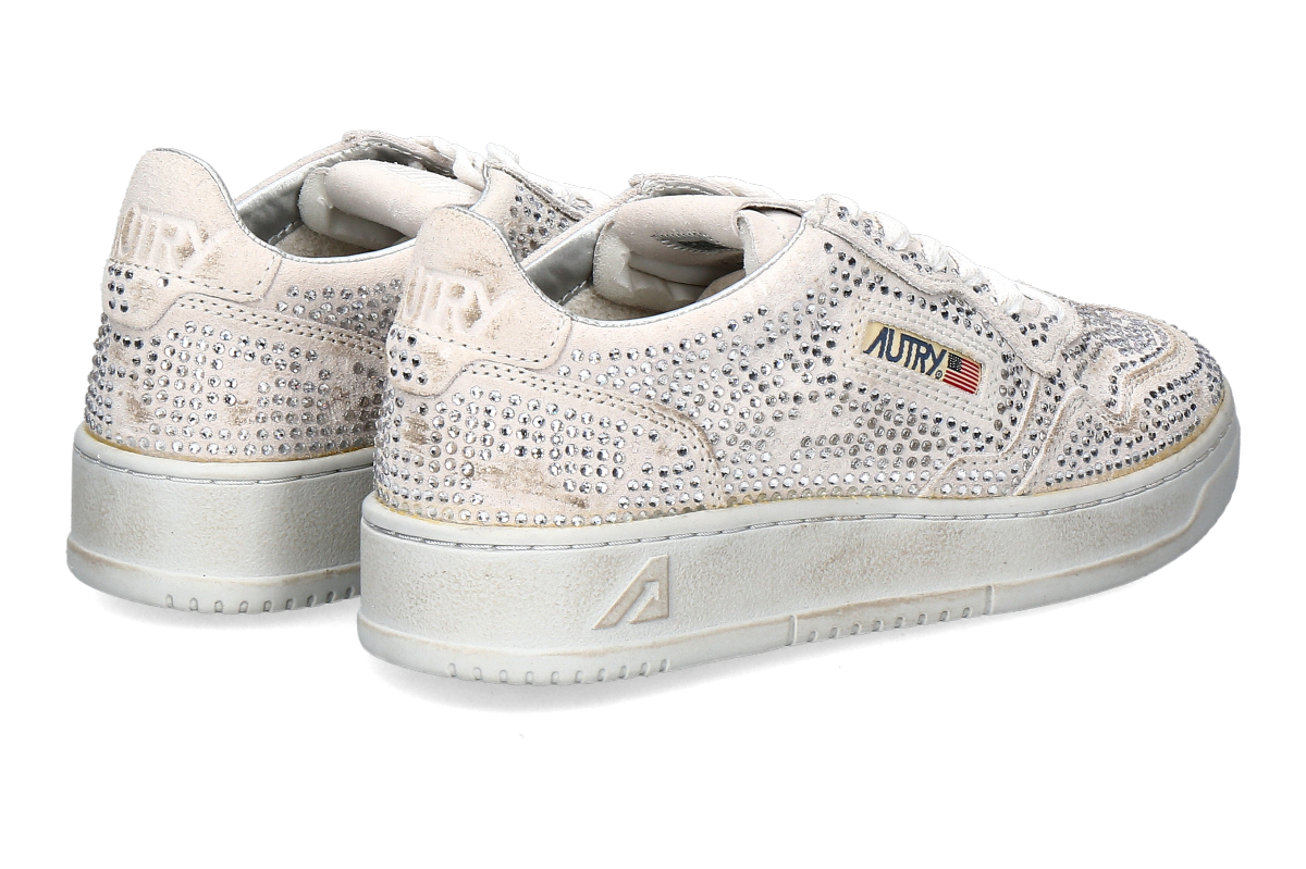 Autry Damen-Sneaker MEDALIST LOW STRASS - white_232100233_2