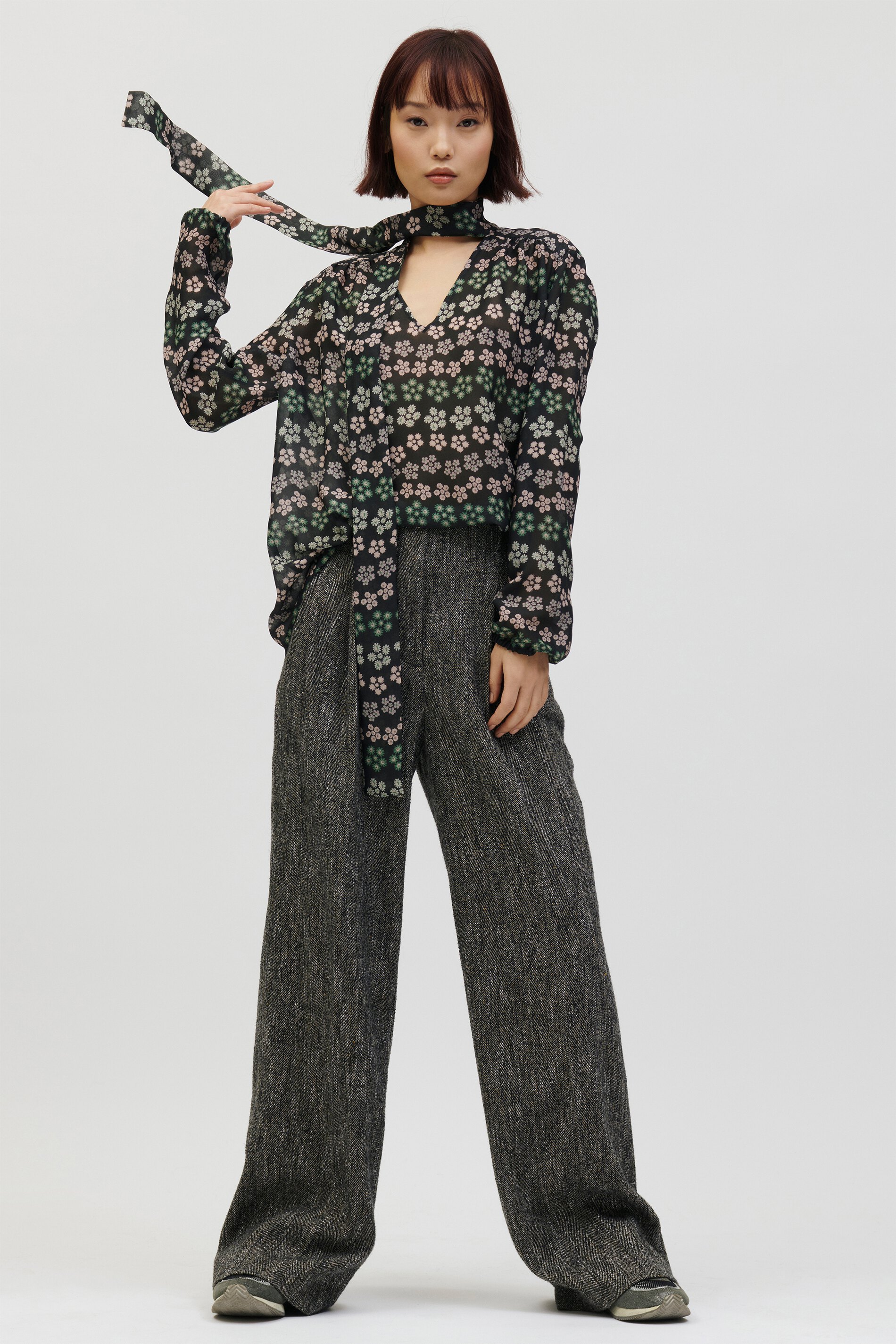 Luisa Cerano Bluse MILLEFLEURS PRINT - multi