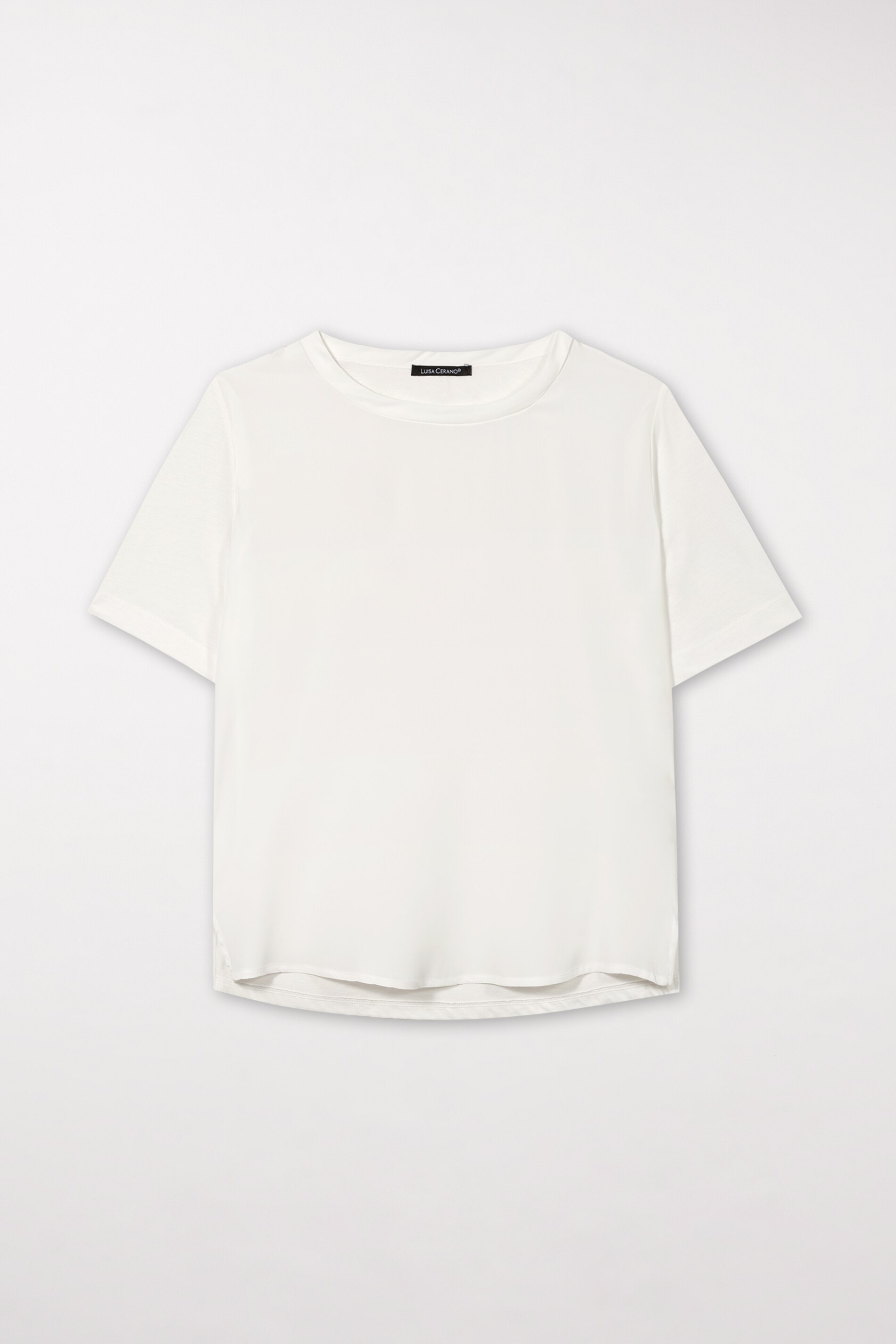 Luisa Cerano T-shirt SEIDEN-MIX - milk/weiss