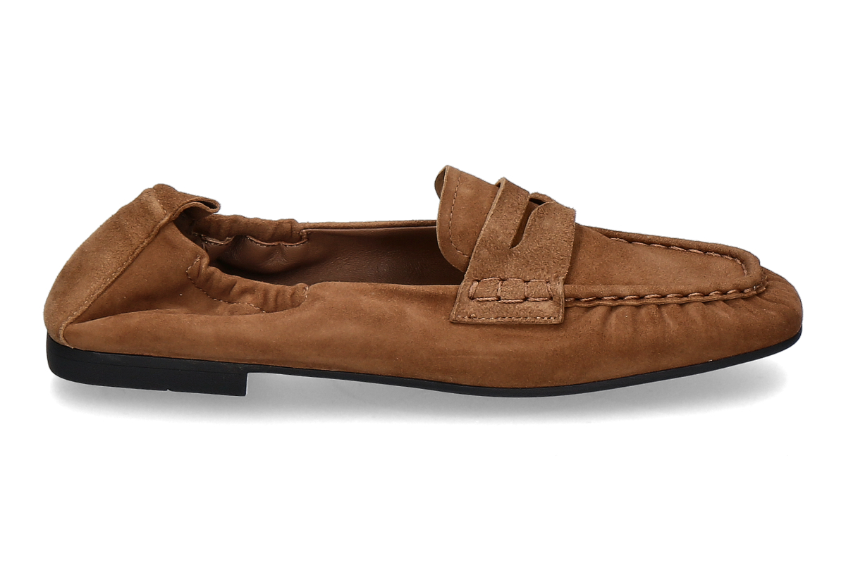 Copenhagen Studios Damen- Mokassin CPH885 SUEDE- new brown/ dunkelbraun