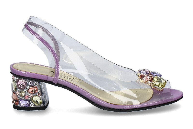 Azuree Cannes Sandalette MUKA VERNIS PARME ACC PASTEL