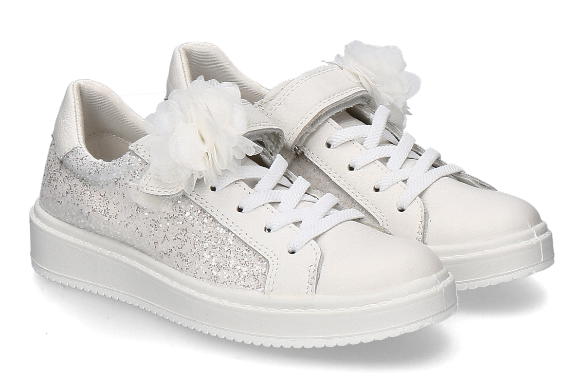 Primigi Mädchen- Sneaker FLORA GLITTER- bianco/ weiß