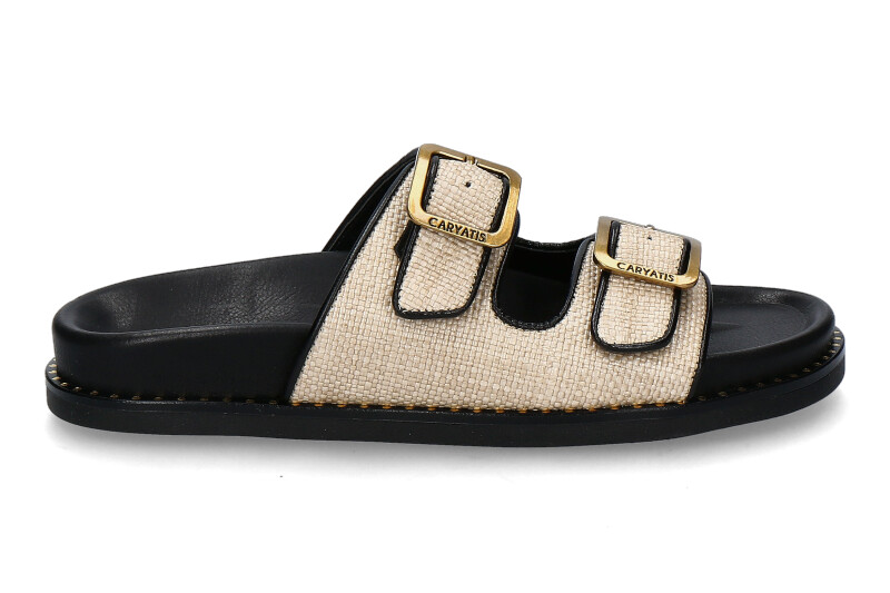 Caryatis Pantolette 68055 CREAM-BLACK