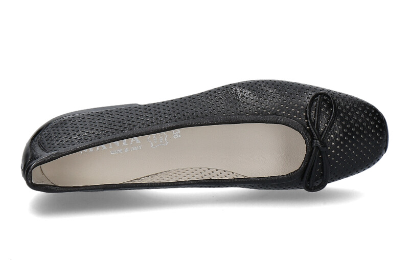 Mania Ballerina PERFORATO NEW SAUVAGE NERO (39½)