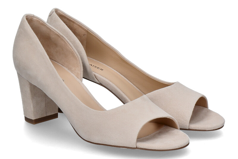 Peter Kaiser Peep-Toe SUEDE SAND- beige