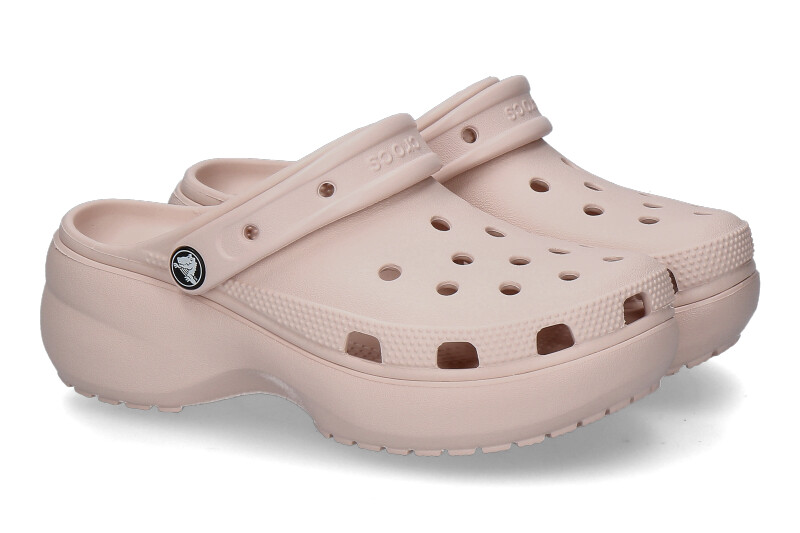 Crocs Pantolette CLASSIC PLATFORM CLOG- quartz