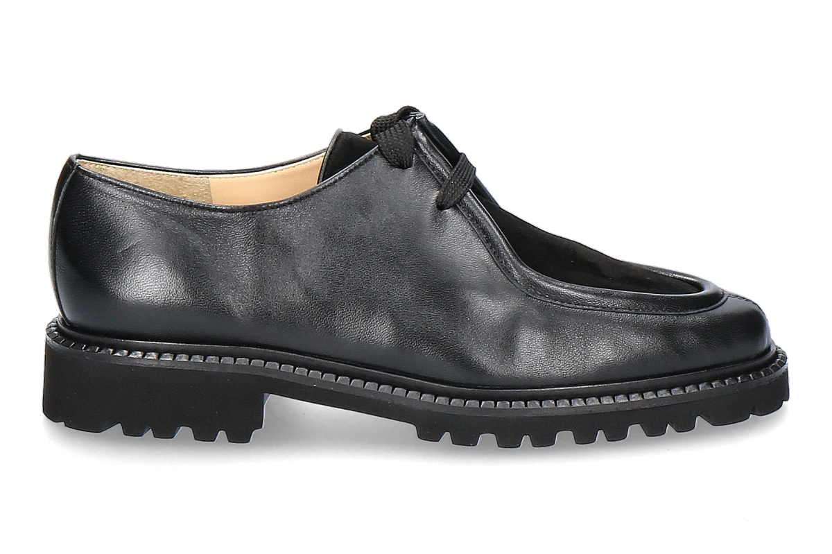 Brunate Schnüschuh HELLEN CAMOSCIO NAPPA - nero/schwarz