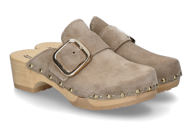 Softclox Clogs TESSA KASCHMIR- taupe/natur