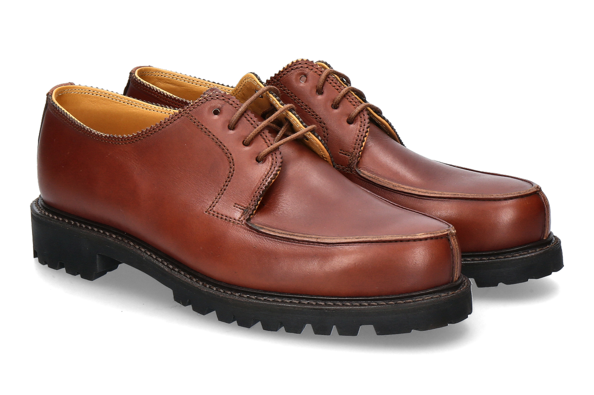 Ludwig Reiter Herren- Schnürer NORWEGER JUCHTENLEDER- maron/ mittelbraun