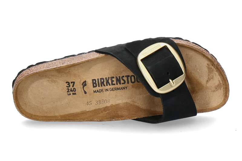 Birkenstock Pantolette MADRID BIG BUCKLE SCHMAL- black/ schwarz