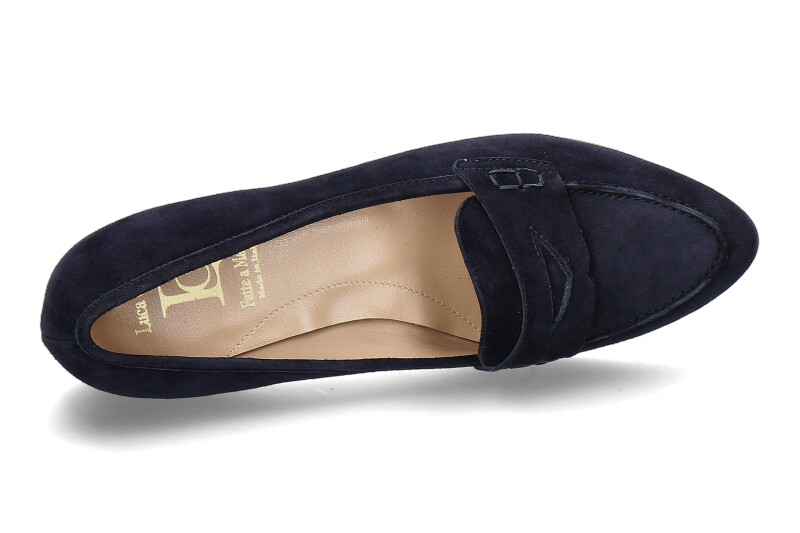 Luca Grossi Slipper CAMOSCIO BLU 2117M