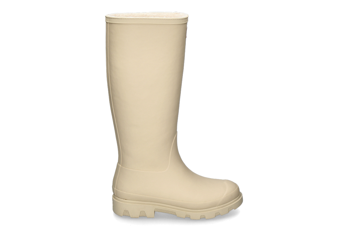 Hunter Regenstiefel gefüttert DOWNPOUR TALL- gravel/ grau