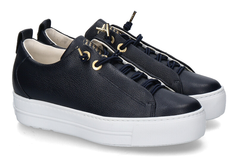 Paul Green Sneaker MAINCALF dunkelblau/ gold