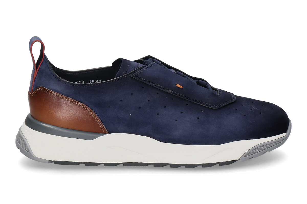 Santoni Herren- Sneaker NEW LEAS- dunkelblau