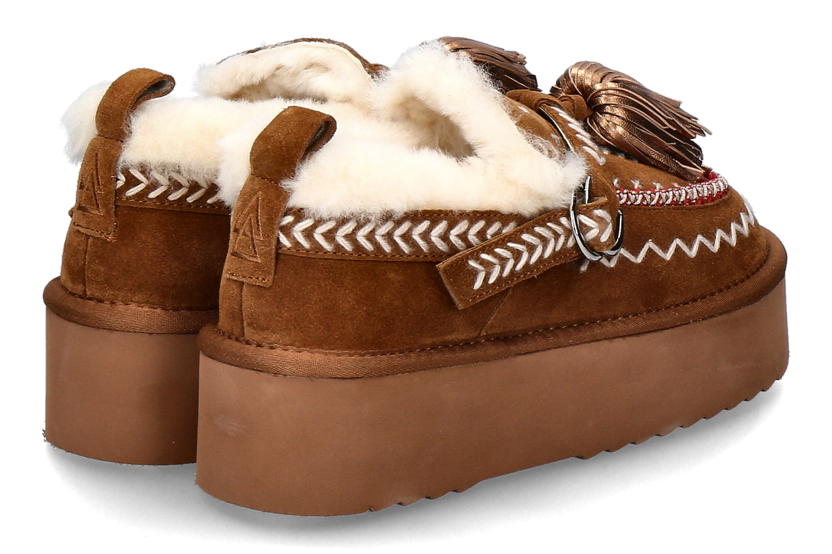 Elena Iachi Bootie gefüttert MI-02 - hellbraun_263300026_2