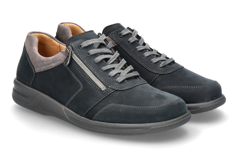 Ganter Herren- Sneaker KURT K VARIO SENSITIV NUBUK- darkblue/ dunkelblau